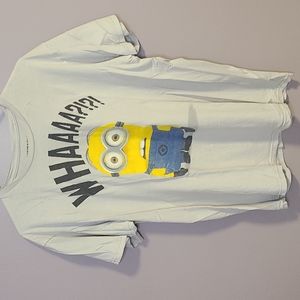 Minion Tee in Gray, Yellow, Blue & Black